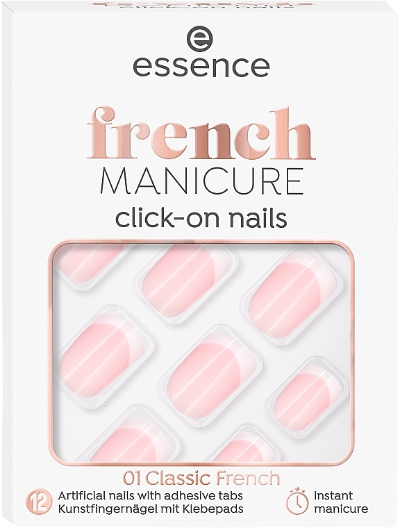 Adhesive False Nails - Essence French Manicure Click-On Nails — photo N3