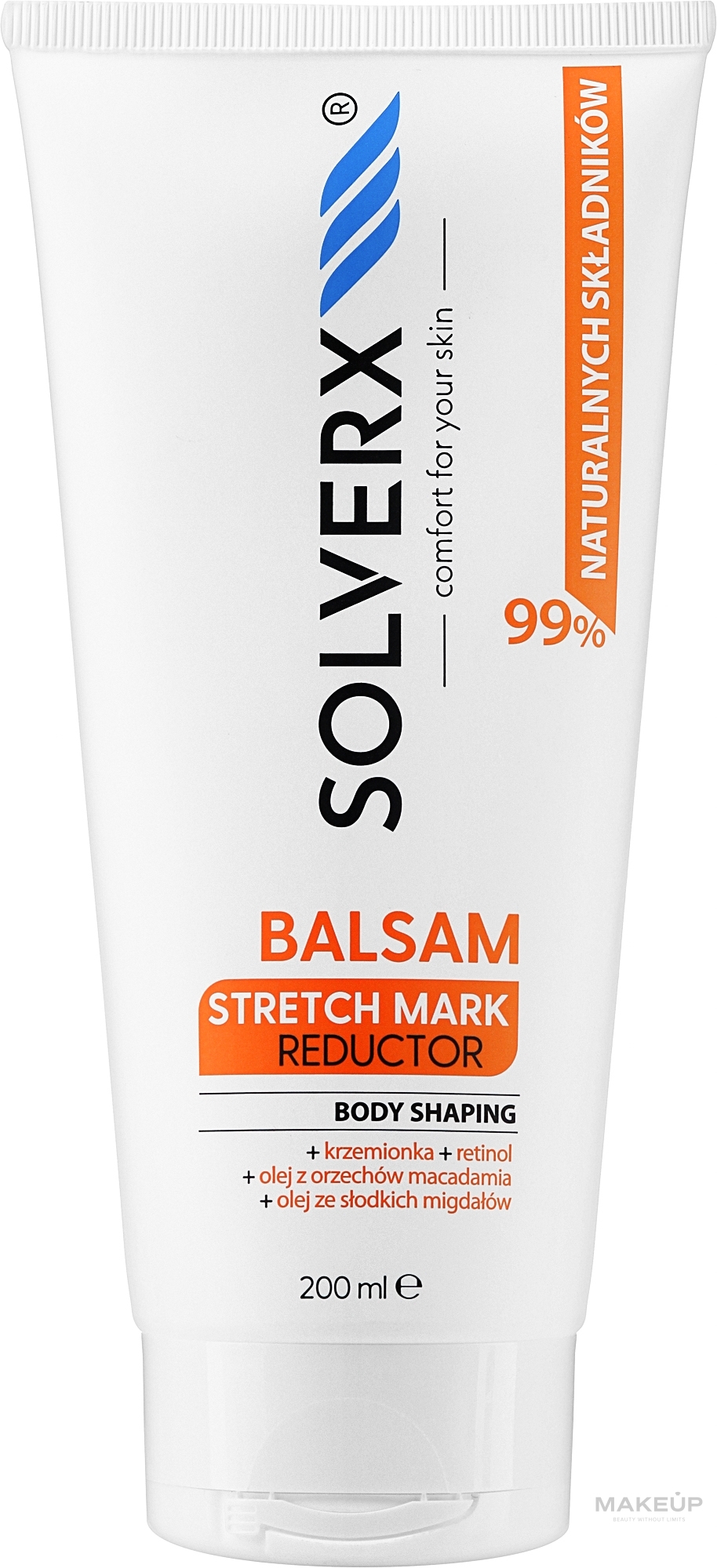 Anti Stretch Marks Body Balm - Solverx Body Shaping Balm — photo 200 ml