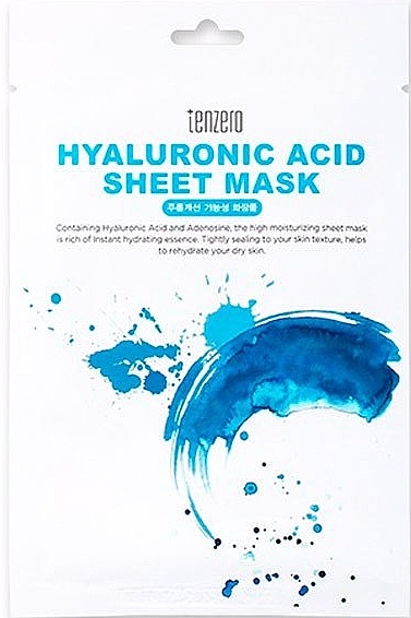 Hyaluronic Acid Sheet Face Mask - Tenzero Hyaluronic Acid Sheet Mask — photo N1