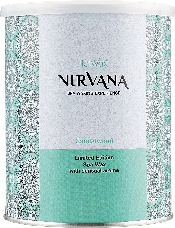 Warm Depilation Wax "Sandalwood" - ItalWax Nirvana Limited Edition Spa Wax Sandalwood — photo N1