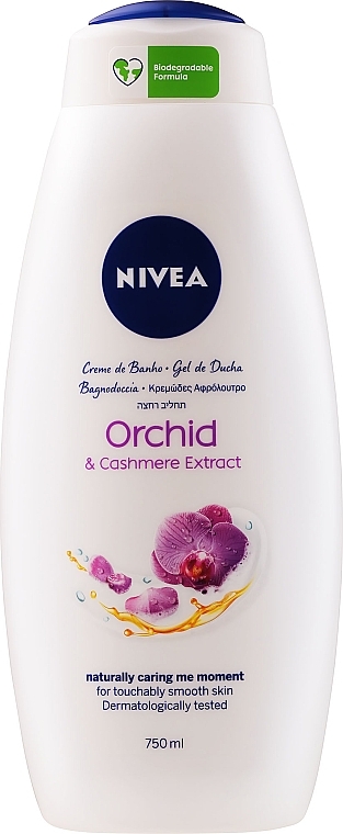 Shower Gel - Nivea Cashmere&Cotton Seed Oil Shower Gel — photo N1