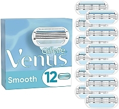 Fragrances, Perfumes, Cosmetics Shaving Cartridges, 12 pcs. - Gillette Venus Smooth