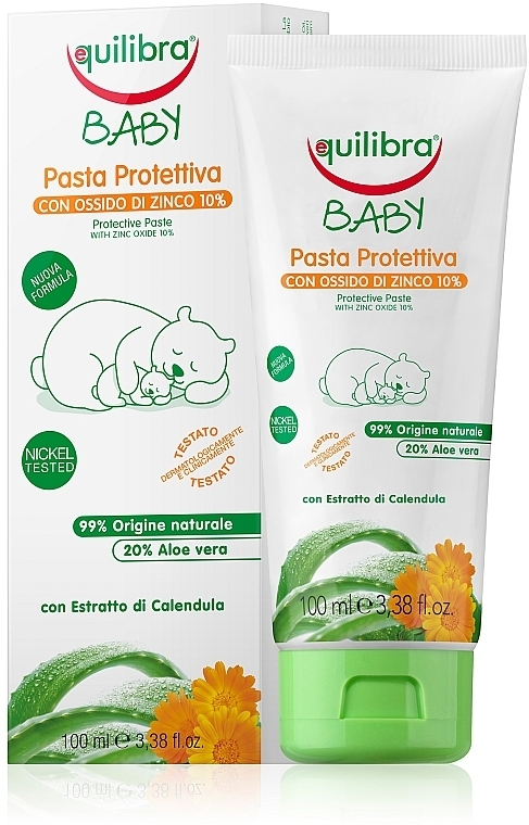 Water-Based Kids Cream - Equilibra Baby Soothing Water Paste — photo N1