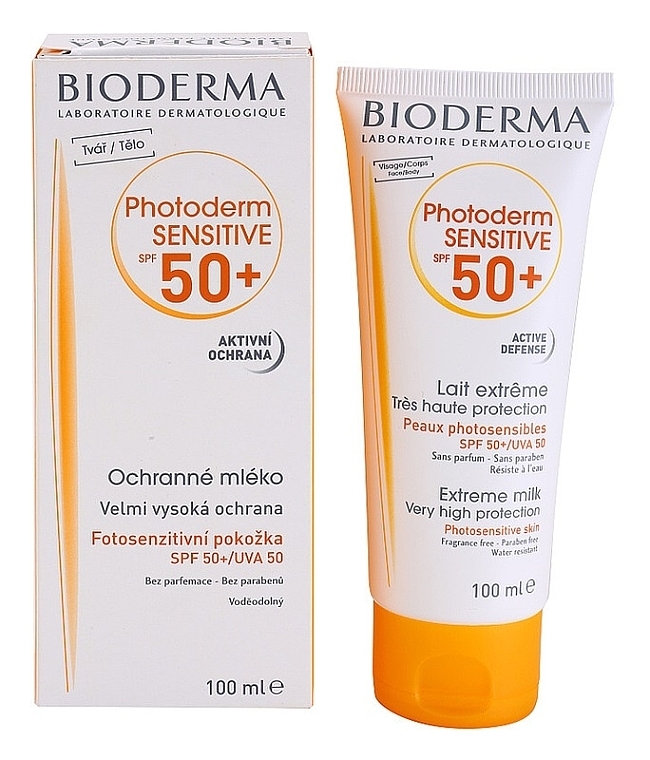 Sunscreen Milk - Bioderma Photoderm Sensitive SPF50+ Lait Extreme — photo N1