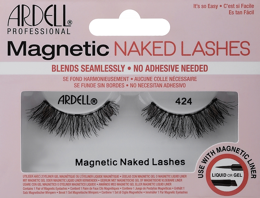 False Lashes - Ardell Magnetic Naked Lashes 424 False Eyelashes — photo N1