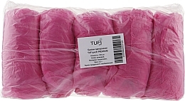 Disposable Shoe Covers, 3.5 g pink, 100 pcs - Tuffi Proffi Premium — photo N4