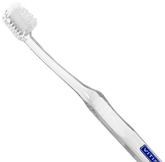 Toothbrush, medium, transparent - Dentaid Vitis Orthodontic Access — photo N3