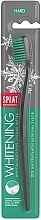 Fragrances, Perfumes, Cosmetics Professional Whitening Toothbrush, hard, black-green - SPLAT