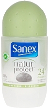 Roll-On Alum Deodorant - Sanex Natur Protect 0% Piedra Alumbre Deo Roll-On — photo N1