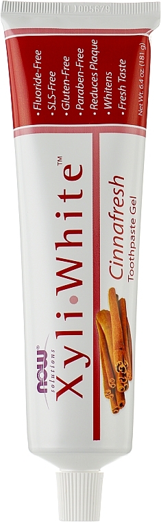 Toothpaste Gel with Cinnamon - Now Foods XyliWhite Toothpaste Gel — photo N1