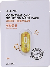 Fragrances, Perfumes, Cosmetics Facial Sheet Mask - Lebelage Coenzyme Q-10 Solution Mask