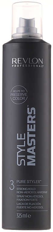 Hair Spray Strong Hold - Revlon Professional Style Masters Hairspray Pure Styler 3 — photo N3