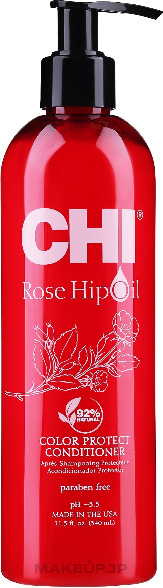 Rosehip Oil & Keratin Conditioner - CHI Rose Hip Oil Protecting Conditioner — photo 340 ml