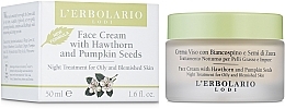 Fragrances, Perfumes, Cosmetics Hawthorn Cream for Oily & Blemished Skin - L'erbolario Crema Viso al Biancospino