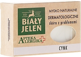 Fragrances, Perfumes, Cosmetics Dermatological Soap with Zinc - Bialy Jelen Apteka Alergika Soap