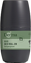 Fragrances, Perfumes, Cosmetics Men Antiperspirant - Derma Man Deo Roll-On Antiperspirant