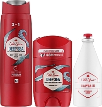 Set - Old Spice Deep Sea (deo/50ml + sh/gel/250ml + ash/lot/100ml) — photo N2