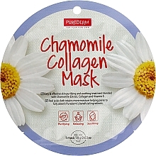 Soothing Collagen Chamomile Mask - Purederm Chamomile Collagen Mask — photo N1