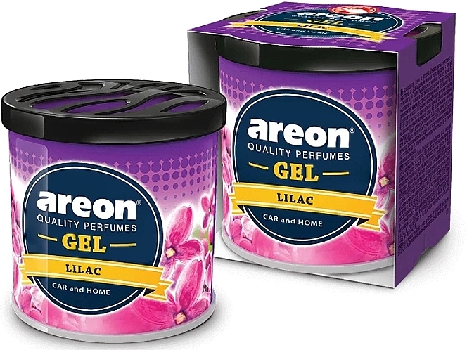 Lilac Scented Gel - Areon Gel Can Blister Lilac — photo N1