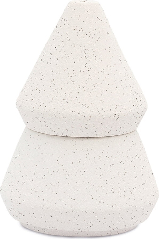 Aroma Set, white - Paddywax Cypress & Fir Small Tree Stack (candle/155g + Incense Holder) — photo N1