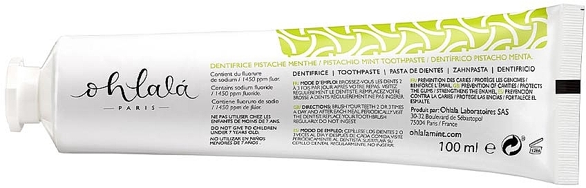 Pistachio & Mint Toothpaste - Ohlala Pistachios & Mint — photo N3