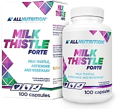 Milk Thistle Dietary Supplement, Caps - Allnutrition Milk Thistle Forte — photo N1