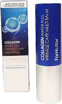 Face Balm - FarmStay Collagen Water Full Wrinkle Care Multi Balm — photo N1