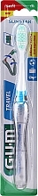 Travel Toothbrush, soft, blue - G.U.M Soft Toothbrush — photo N2