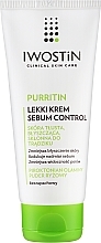 Fragrances, Perfumes, Cosmetics Light Sebum Control Cream - Iwostin Purritin Sebum Control