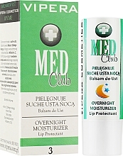 Lip Balm "Ocernight Moisturizing of Dry Lips" - Vipera Med Club No 3 — photo N2