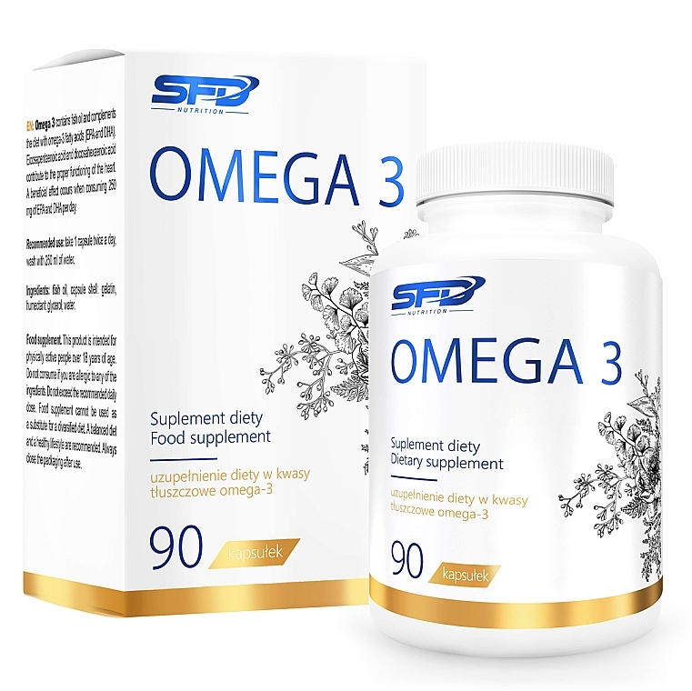 Omega 3 Food Supplement - SFD Nutrition Omega 3 1000mg — photo N1