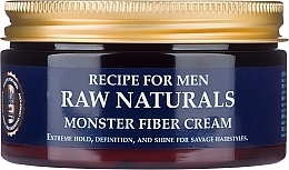 Fragrances, Perfumes, Cosmetics Hair Cream - Recipe For Men RAW Naturals Monster Fiber Cream