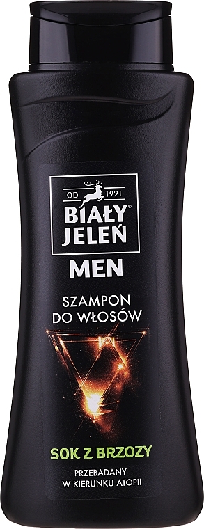 Hypoallergenic Shampoo with Birch Juice - Bialy Jelen Hypoallergenic Shampoo For Men — photo N1