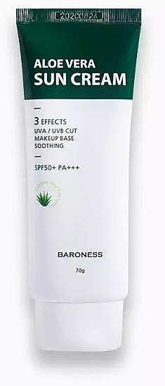 Aloe Vera Sun Cream - Beauadd Baroness Aloe Vera Sun Cream SPF50+ PA+++ — photo N1