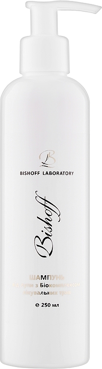 Anti-Dandruff Shampoo with Herbal Bio Complex - Bishoff — photo N3