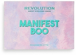 Eyeshadow Palette - Makeup Revolution Power Shadow Palette Manifest Boo — photo N7