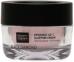 Fragrances, Perfumes, Cosmetics Night Face Cream - MartiDerm Black Diamond Epigence 145 Sleeping Cream (sample)