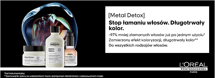 Concentrated Hair Oil - L'Oreal Professionnel Serie Expert Metal Detox — photo N46