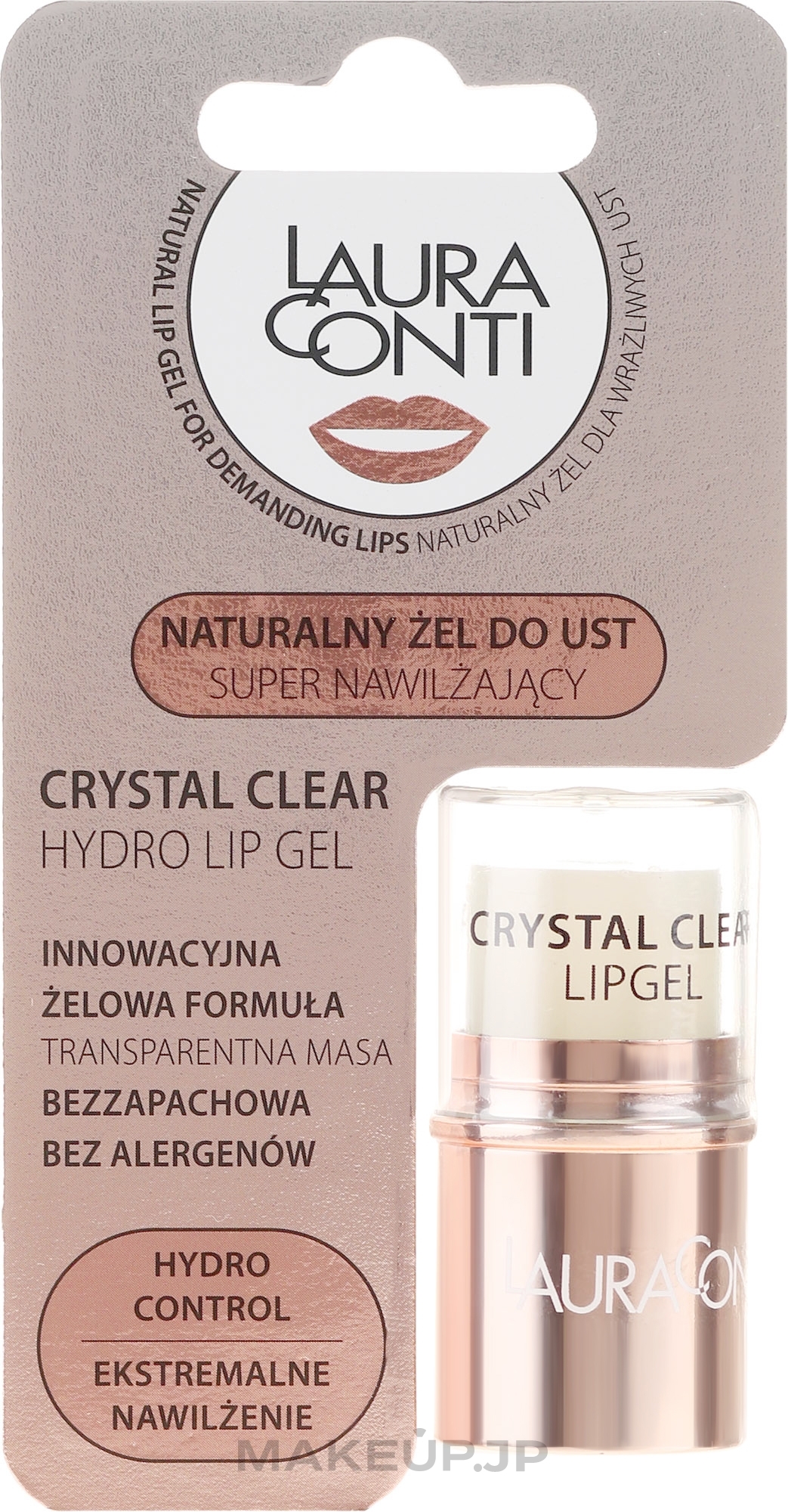 Moisturizing Lip Gel - Laura Conti Crystal Clear Hydro Lip Gel — photo 5.5 g