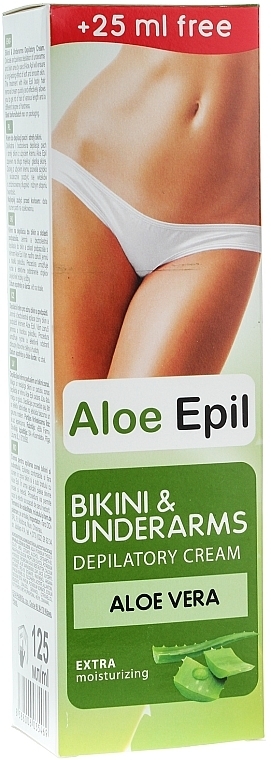 Armpit & Bikini Depilation Cream "Aloe" - Aloe Epil — photo N1