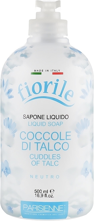 Liquid Soap - Parisienne Italia Fiorile Cuddles Of Talc Liquid Soap — photo N2