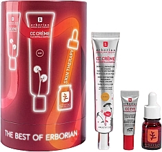 Fragrances, Perfumes, Cosmetics Set - Erborian The Best Of Erborian Dore (cc/cr/45ml + eye/cr/3ml + f/oil/10ml)