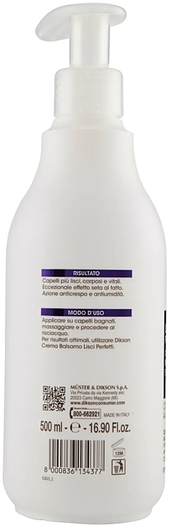 Smooth Hair Shampoo - Dikson Lisci Perfetti Shampoo — photo N2