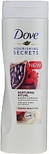 PRICE CUT! Body Lotion with Cocoa and Hibiscus Oil - Dove Nourishing Secrets Nurturing Ritual Cacao Butter And Hibiscus Body Lotion — photo N8