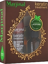 Fragrances, Perfumes, Cosmetics Hair Repair Set - Marjinal Keratin Hair Treatment (keratin/oil/100ml + keratin/spray/250ml)