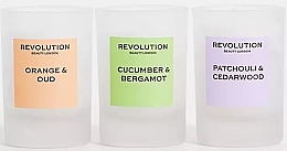 Fragrances, Perfumes, Cosmetics Mini Candle Gift Set - Revolution Beauty Floral Mini Candle Gift Set (candle/3x40g)