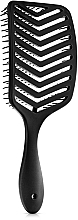 Hair Brush, black - MAKEUP Massage Air Hair Brush Black — photo N2