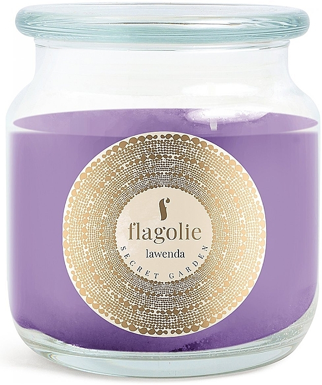 Lavender Scented Candle - Flagolie Secret Garden Lavender Scented Candle — photo N1