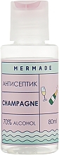 Fragrances, Perfumes, Cosmetics Champagne Antibacterial Hand Gel - Mermade 70% Alcohol Hand Antiseptic