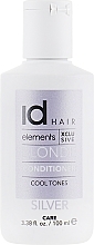 Fragrances, Perfumes, Cosmetics Bleached & Blonde Hair Conditioner - idHair Elements XCLS Blonde Silver Conditioner